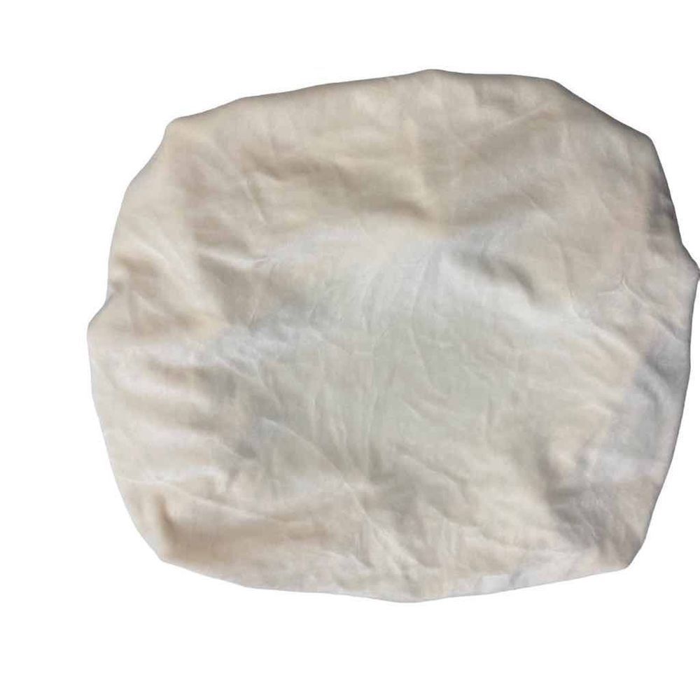 Set‎ of 6 Velvet Seat Covers for Dining Room Chairs Stretch Cream New